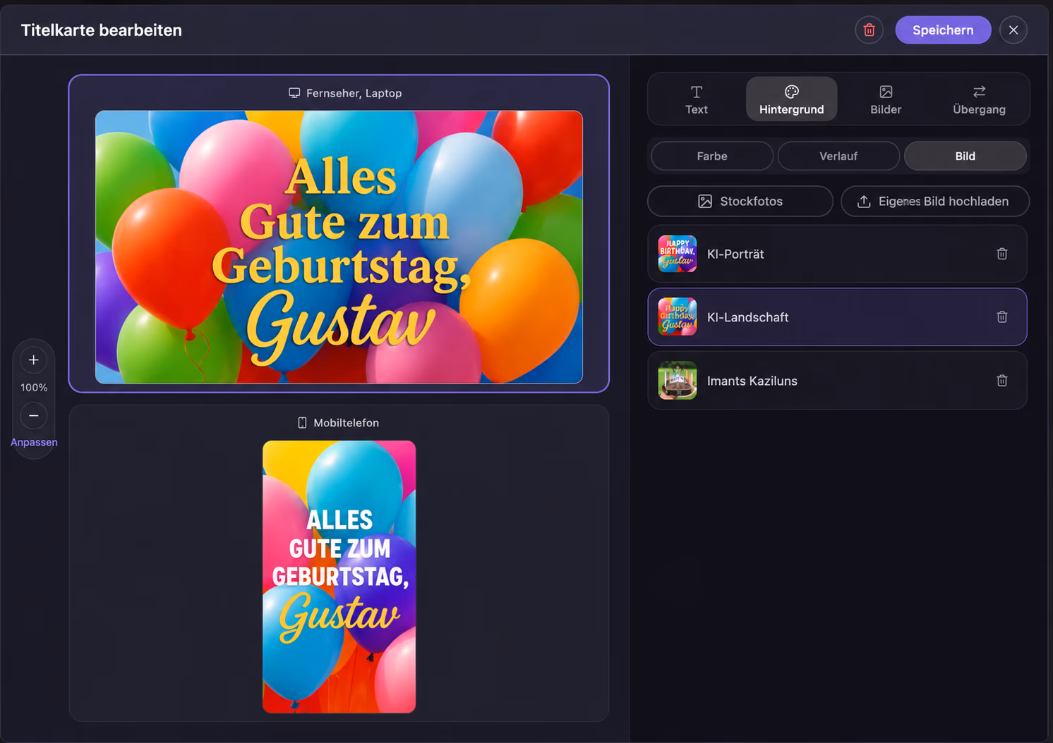 yul.io Titel-Editor screenshot 1