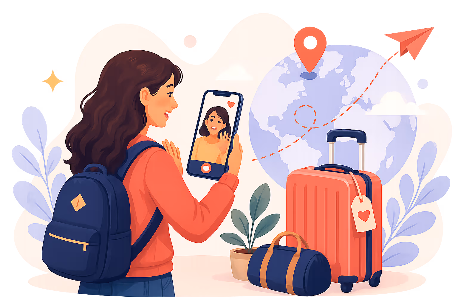 Friends moving abroad
